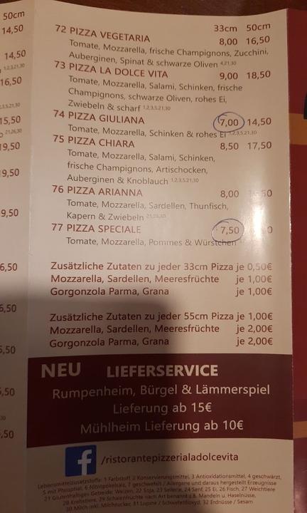 Ristorante Pizzeria La Dolce Vita